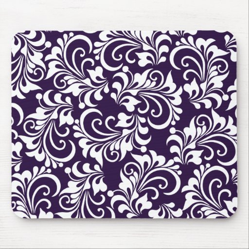 decorative floral background mouse pads