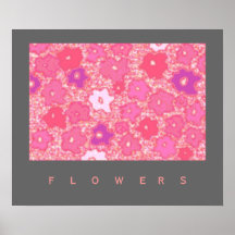 decorative flowers print