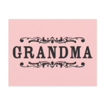 Decorative Grandma Postcards