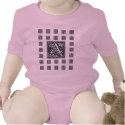 Decorative Letter "A" Woodcut Woodblock Initial t-shirts