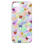 Decorative pastel iPhone case with butterflies iPhone 5 Covers