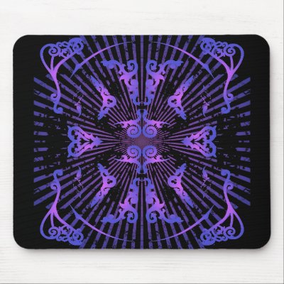 Decorative Pattern: Vector Drawing: Mousepad by spiritswitchboard