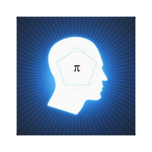 Decorative Pi Mind - Canvas Gallery Wrap Canvas