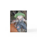 Decorative Scarecrow Note Card