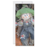 Decorative Scarecrow Photo Bookmark rack cards