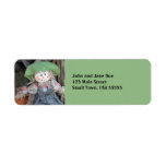 Decorative Scarecrow Return Address Labels
