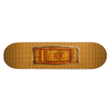Decorative Wood Panel Art Skateboard - Beautiful