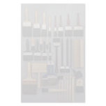 Decorator's brushes in different sizes custom stationery