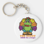 decoy turkey frog key chains