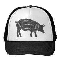 Decriptive Pig Primal Map hats