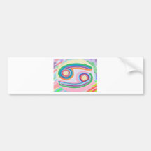 Dedication Birth Star - Cancer Bumper Stickers
