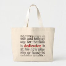Dedication Canvas Bag
