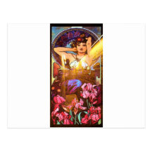 DEDICATION ~ MUCHA ETERNAL THROUGH HIS WORKS 4 POSTCARDS