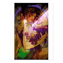 DEDICATION ~ MUCHA ETERNAL THROUGH HIS WORKS POSTCARDS