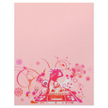 dee jay chic vector letterhead design