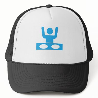 DEEJAY #1 TRUCKER HATS by mrpsiquedelico