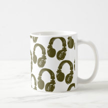 deejays headphone coffee mugs