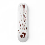 Deep Bloody Hand Print Door Zombie Skateboards