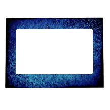 Deep Blue Sea Abstract Magnetic 5X7 Frame Frame Magnet