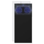 Deep Blue Something Abstract Digital Art Rack Card Design