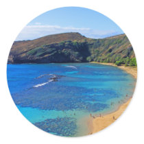 Deep Hanauma Bay, Honolulu, Oahu Stickers