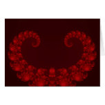 Deep Red Heart Greetings Card
