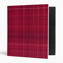 deep red tartan cloth binder
