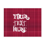 deep red tartan cloth, gothic