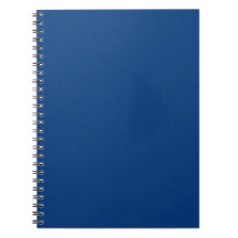 Deep royal blue spiral note book