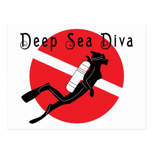 Deep Sea Diva Post Cards