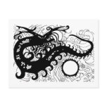 Deep Sea Dragon(silhouette) Post Card