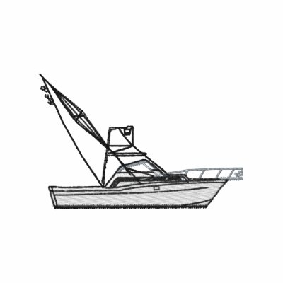Deep-sea Fishing Boat by ZazzleEmbroidery