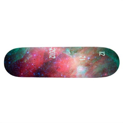 Deep Space 12 21 2012 Custom Skate Board by northeastcabanaflow