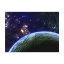 Deep Space Formation Postcard