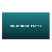 Deep Teal Business Card