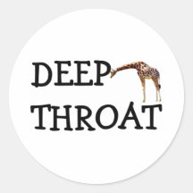 DEEP THROAT STICKERS