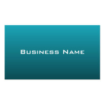 Deep Turquoise Business Card