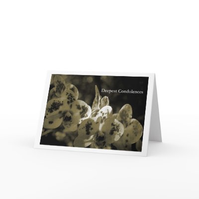 Deepest Condolences Karten by zazzreise