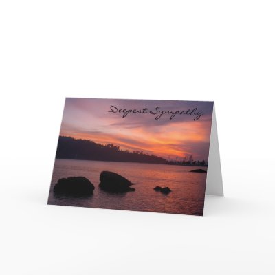 Deepest Sympathy - sunrise Card by the_madness_of_being