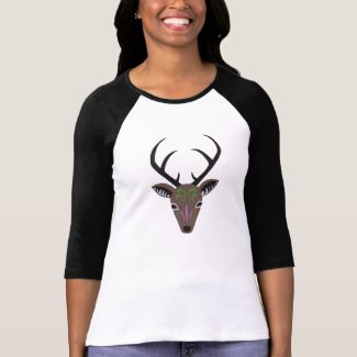 Deer Antler Wildlife Hunter Totem Graphic T-shirt
