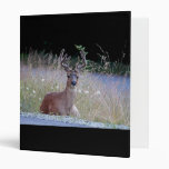 Deer Buck Lying Down 3 Ring Binders
