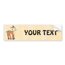 Deer bumper sticker
