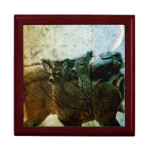 Deer By Moonlight Keepsake Boxes