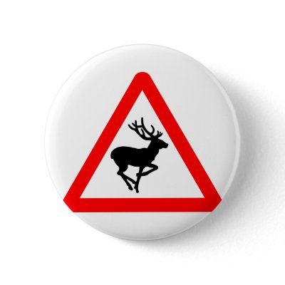 Deer Crossing Sign for Hunters by OutDoorWorld