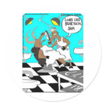Deer Dentistry Buck Teeth Funny Cards Tees Gifts Sticker