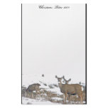 Deer Family Christmas Letter 2009 Customized Stationery