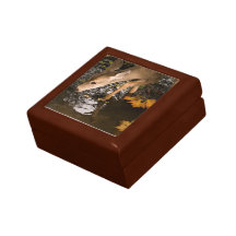 Deer Fawn in a Creek Jewelry Box