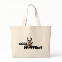 Deer Hunting Tote Bags
