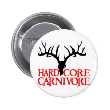 DEER HUNTING PINBACK BUTTON
