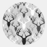 Deer Hunting Skull pattern Stickers